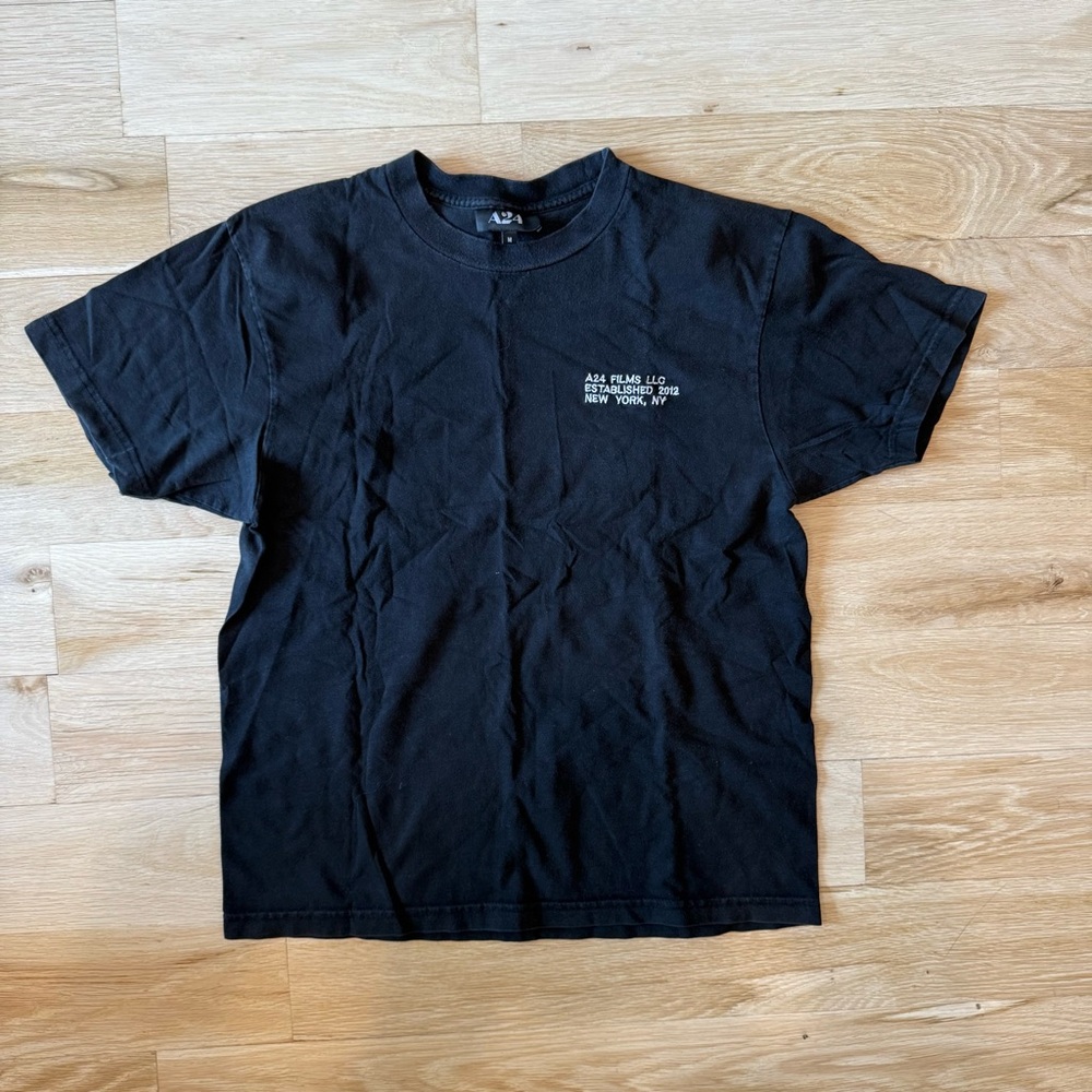 A24 Black Short Sleeve Men's Tee